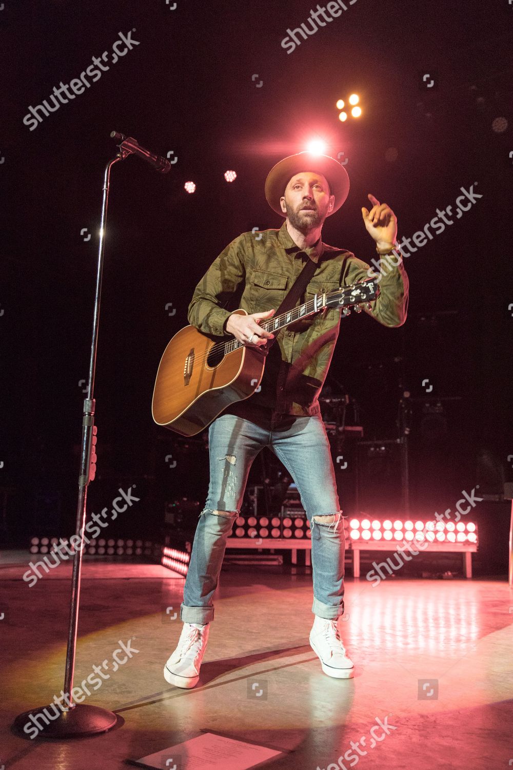 Mat Kearney During Crazytalk Tour Editorial Stock Photo Stock