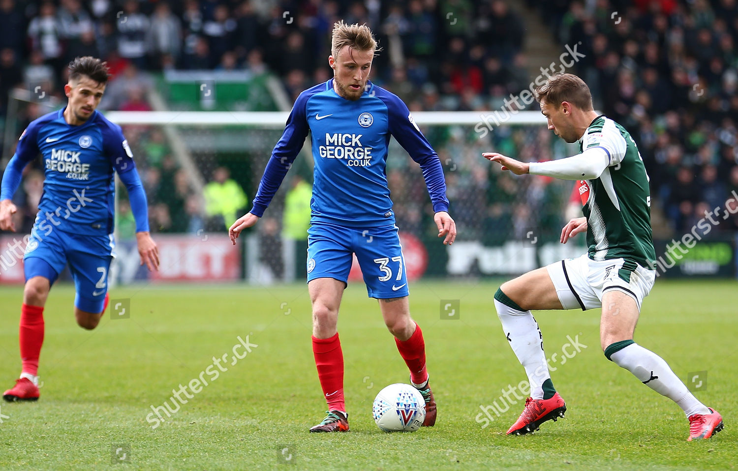 George Cooper Peterborough United Faces Gary Editorial Stock Photo ...