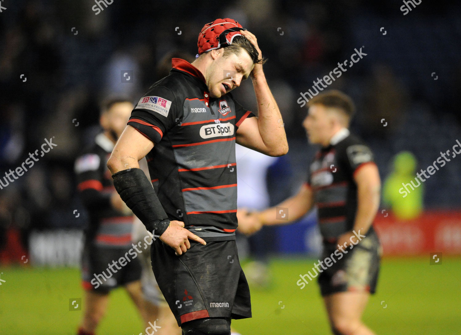 Grant Gilchrist Edinburgh Lock Slumps Final Editorial Stock Photo