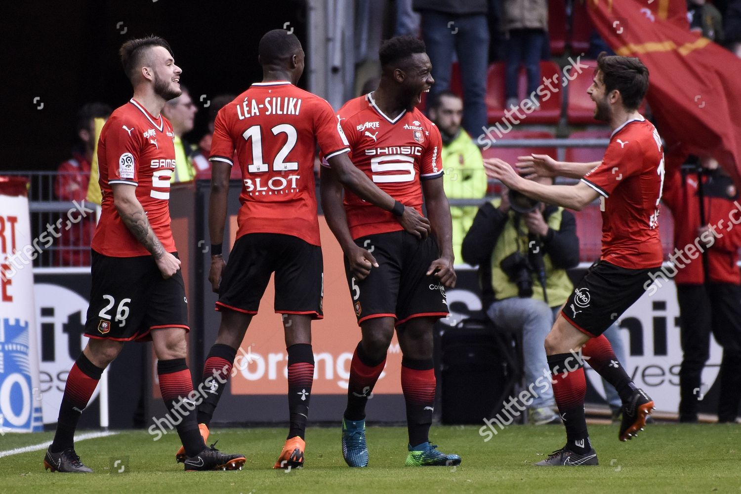 Rennes S Players Jeremy Gelin James Lea Editorial Stock Photo Stock Image Shutterstock