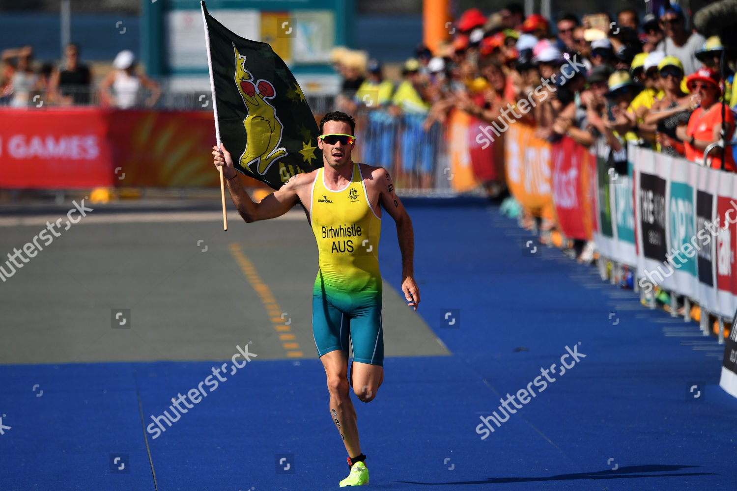 Jacob Birtwhistle Australia Crosses Finish Line Editorial Stock Photo