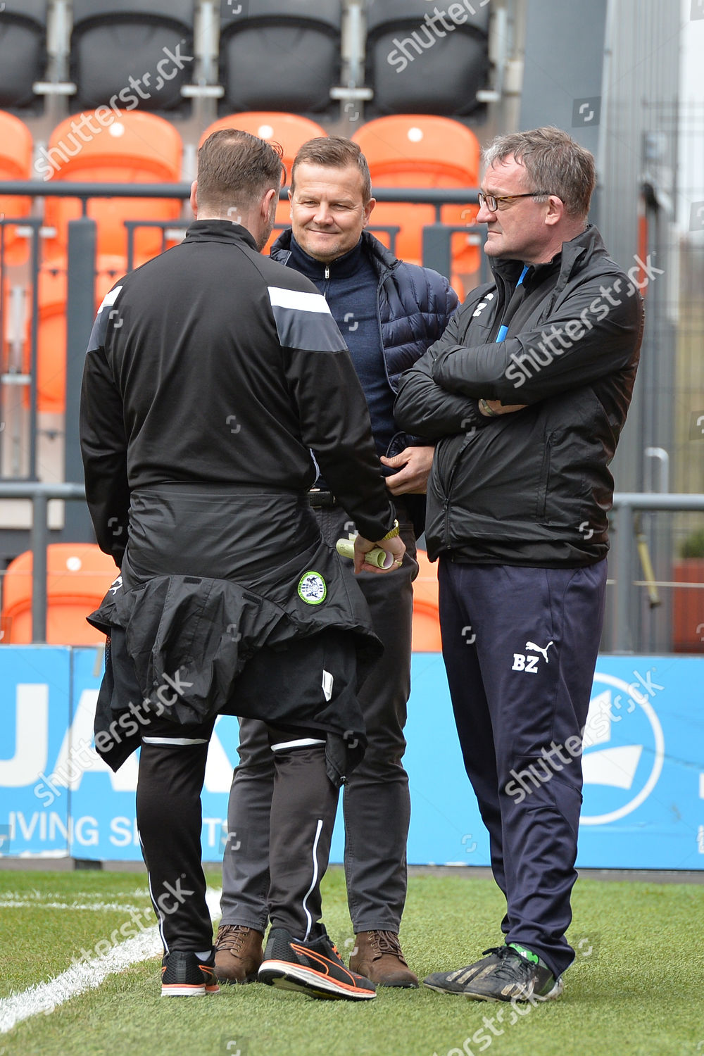 Forest Green Manager Mark Cooper During Editorial Stock Photo - Stock ...