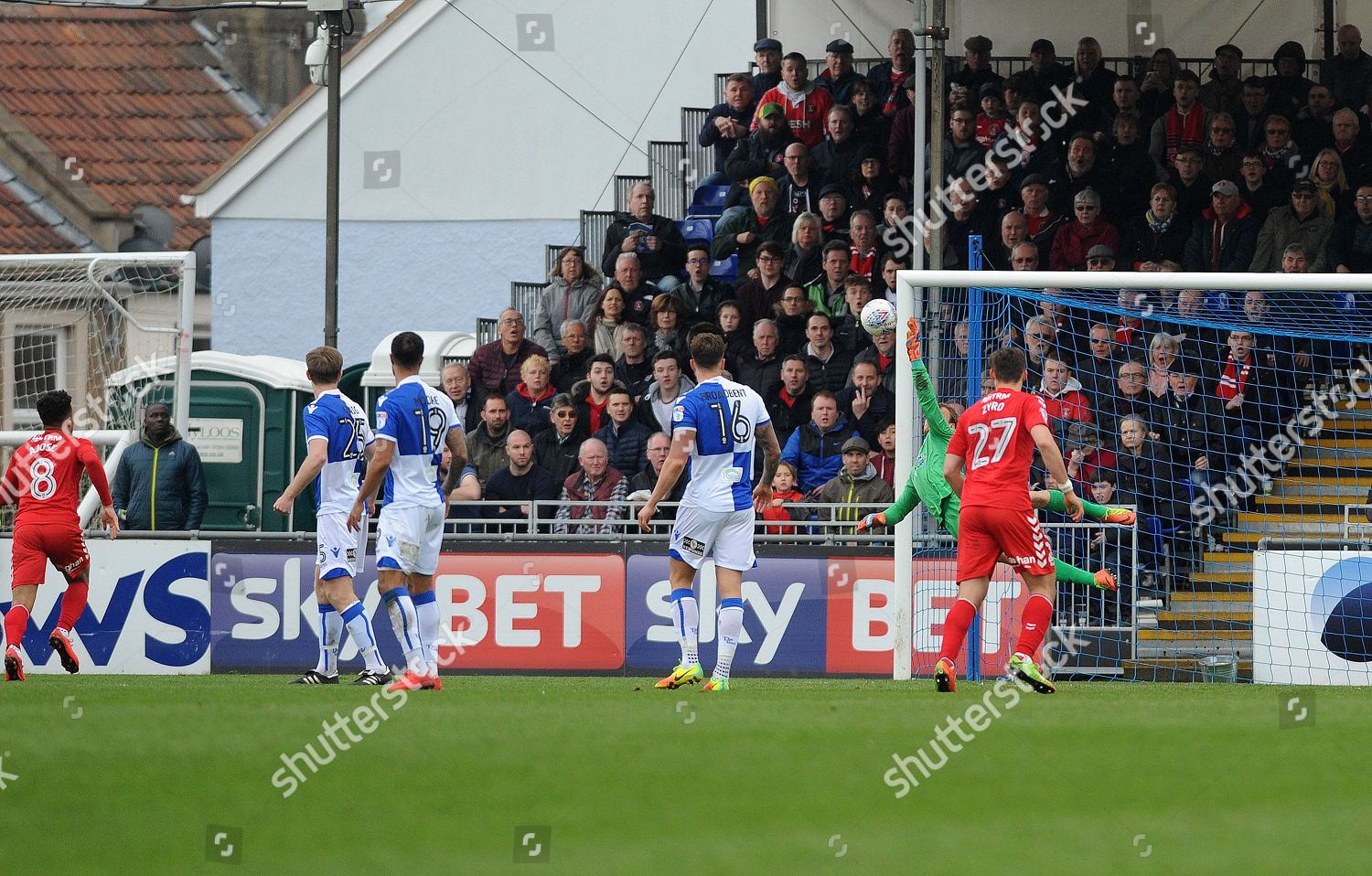 Sam Slocombe Bristol Rovers Makes Save Editorial Stock Photo - Stock ...