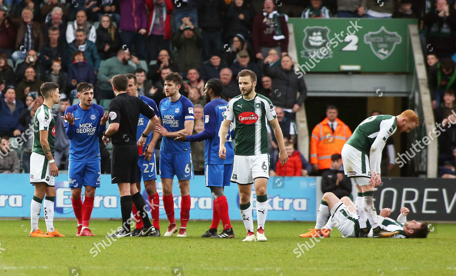 Liam Shephard Peterborough United Shown Straight Editorial Stock Photo ...