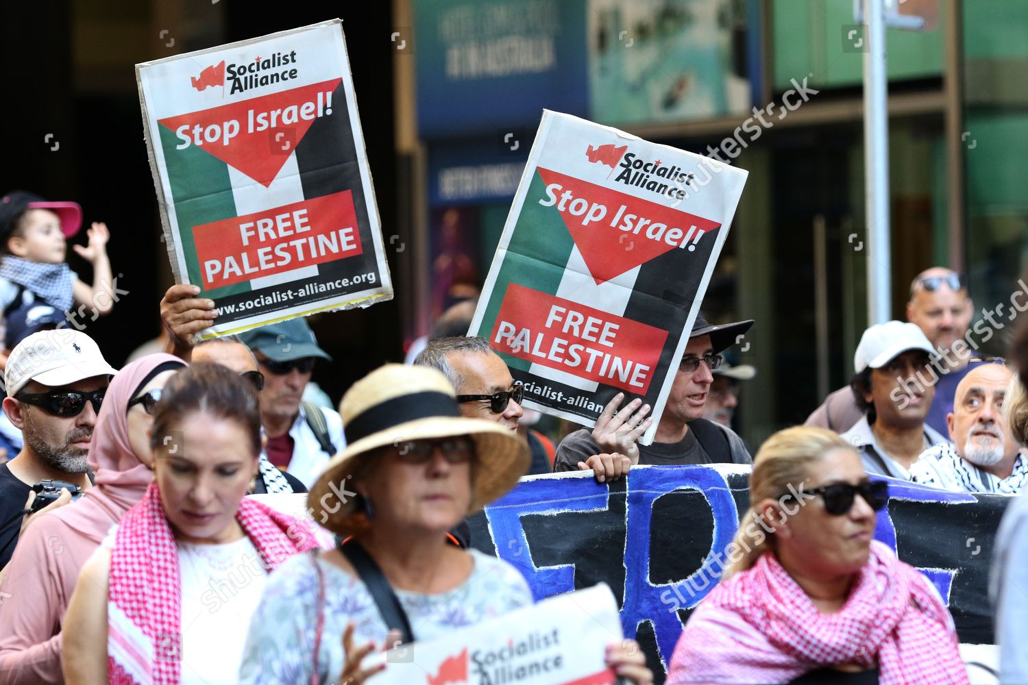 Palestine Action Group Sydney Held Rally Editorial Stock Photo - Stock
