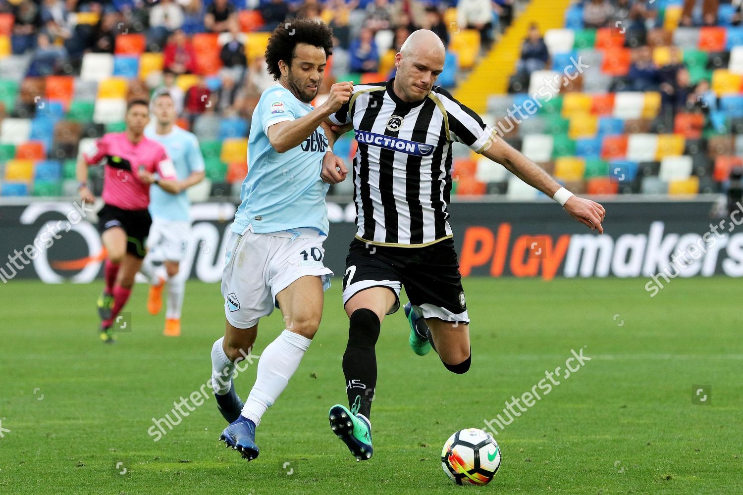 Udineses Bram Nuytinck R Lazios Felipe Anderson Editorial Stock Photo Stock Image Shutterstock