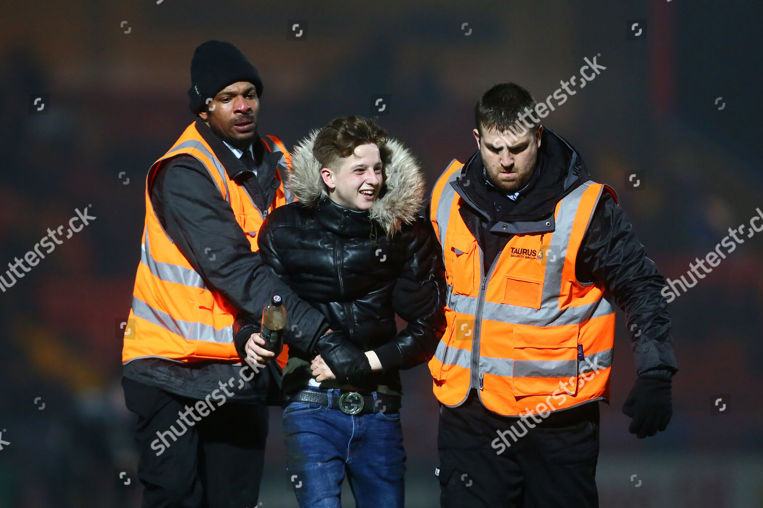 Rochdale Pitch Invader Tackled By Steward Editorial Stock Photo Stock Rochdale Pitch Invader Tackled By Steward Editorial Stock Photo Stock