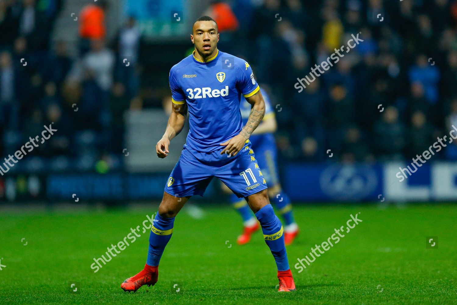 Leeds United Forward Jayroy Grot 11 Editorial Stock Photo Stock Image