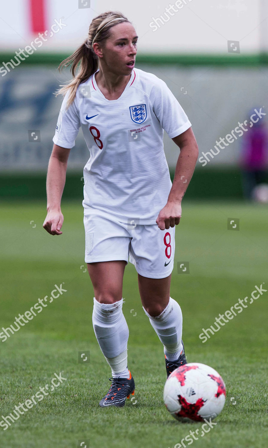 Midfielder Jordan Nobbs England Action Editorial Stock Photo - Stock ...