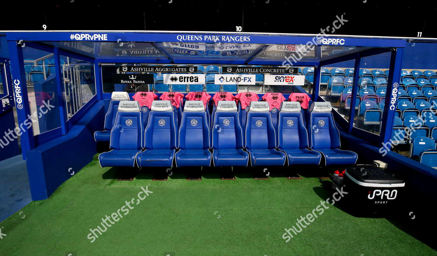 Qpr Dugout Editorial Stock Photo Stock Image Shutterstock