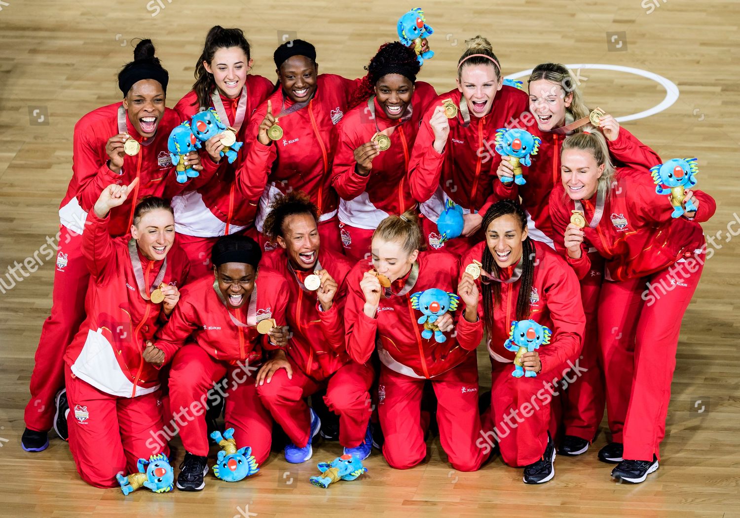 England Womens Netball Team Celebrate Their Editorial Stock Photo ...