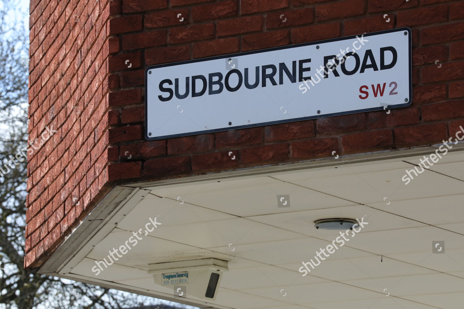Scene Sudbourne Road Brixton Where Woman Editorial Stock Photo Stock