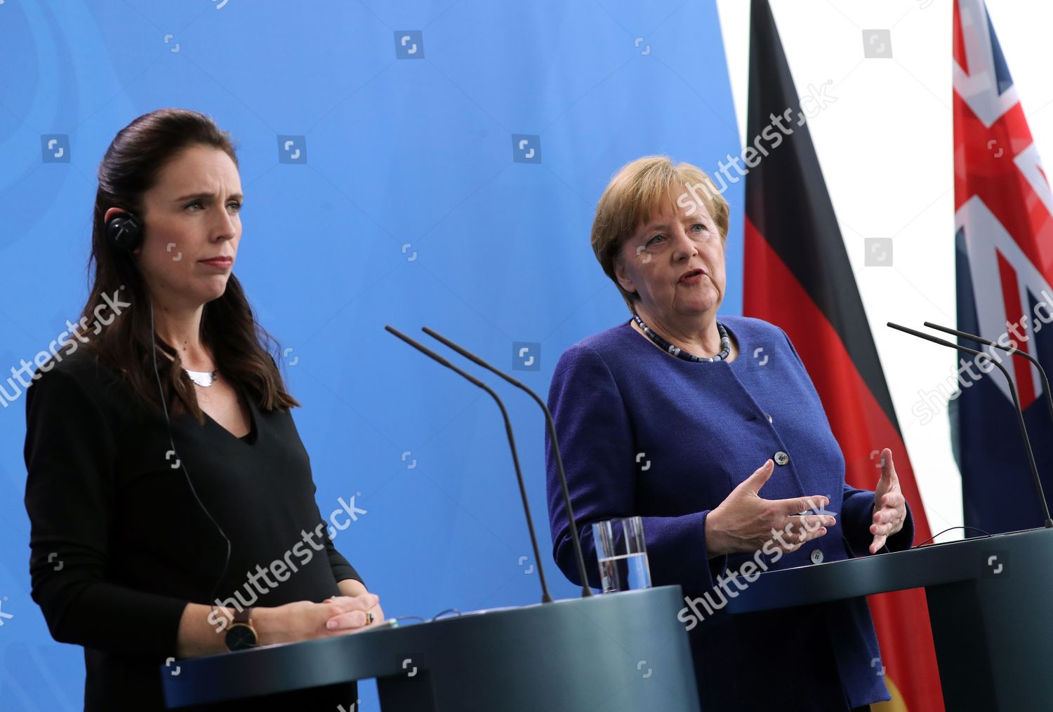 Angela Merkel Jacinda Ardern Editorial Stock Photo - Stock Image ...