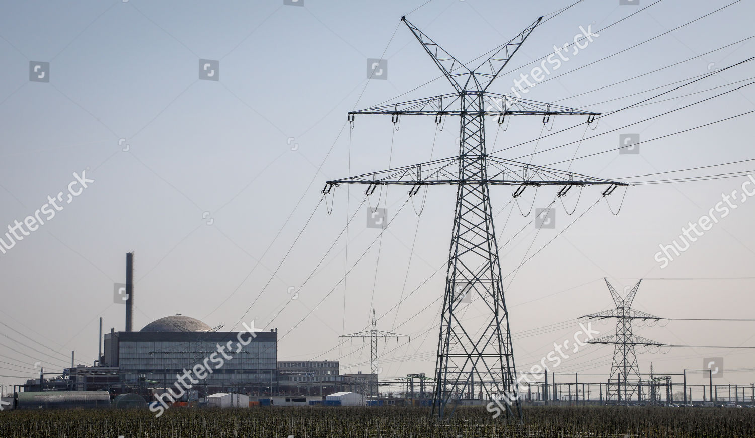 Nuclear Power Plant Stade Kernkraftwerk Stade Editorial Stock Photo ...