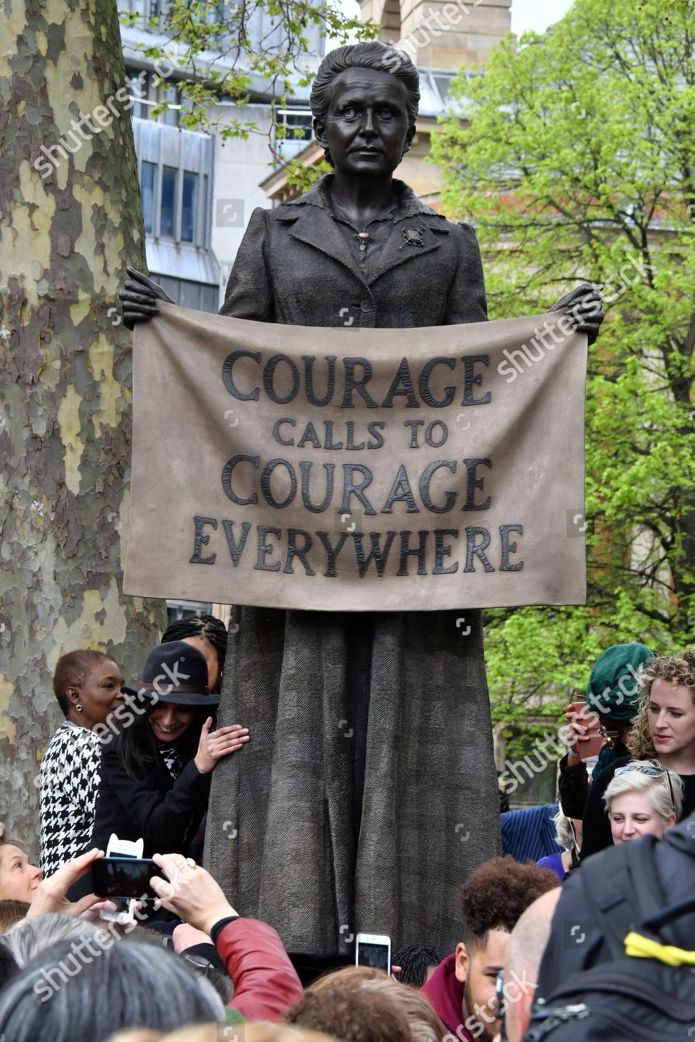 Millicent Fawcett Statue Unveiling Editorial Stock Photo - Stock Image ...