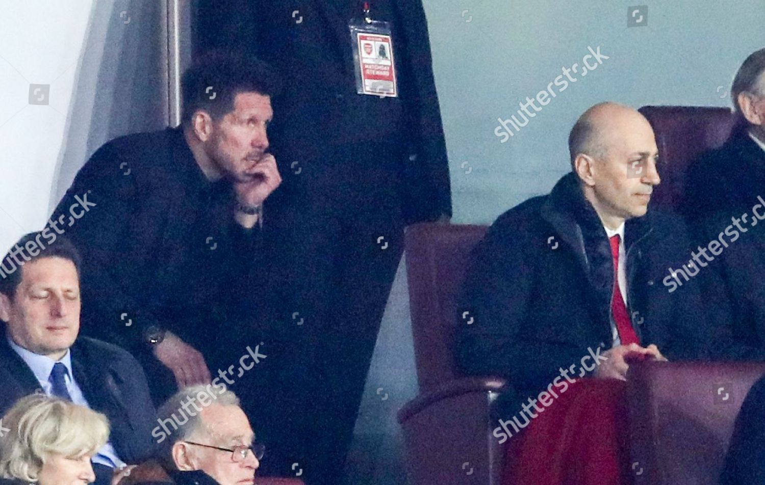 Atletico Madrid Manager Diego Simeone Stands Editorial Stock Photo ...