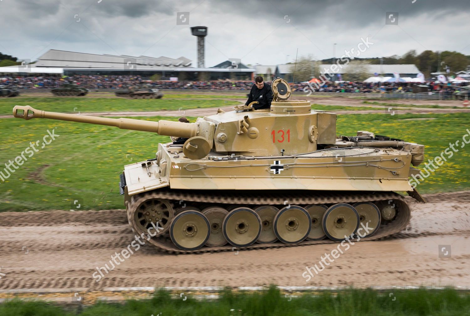 German Wwii Battle Tank Tiger 131 Editorial Stock Photo - Stock Image ...