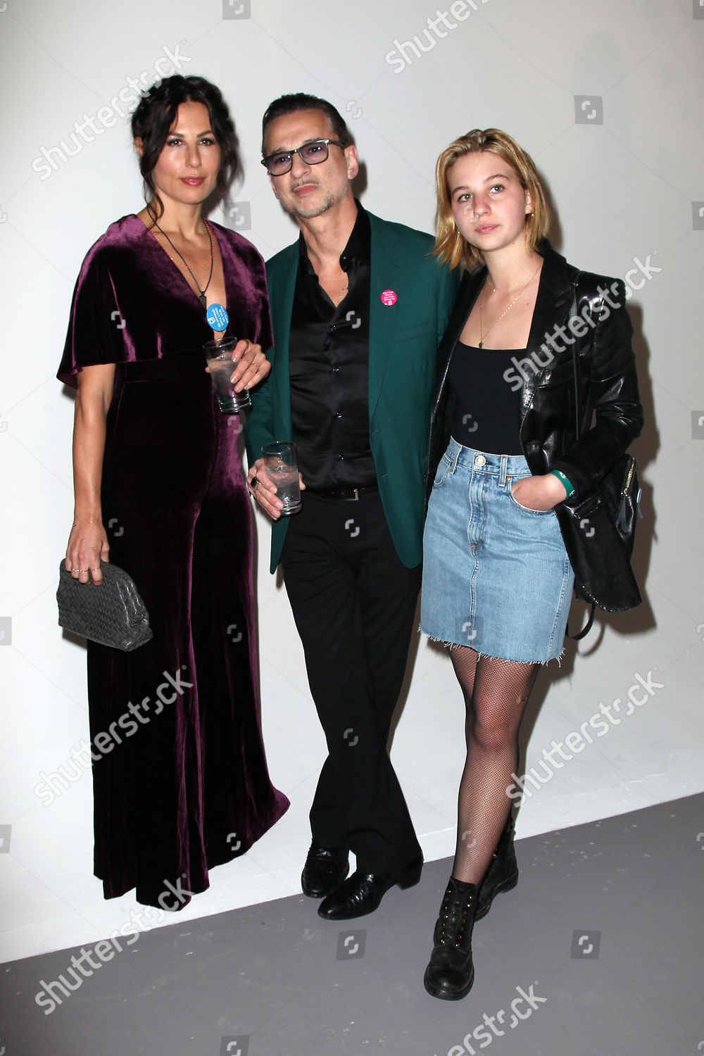 Jennifer Skliasgahan Dave Gahan Stella Gahan Editorial Stock Photo