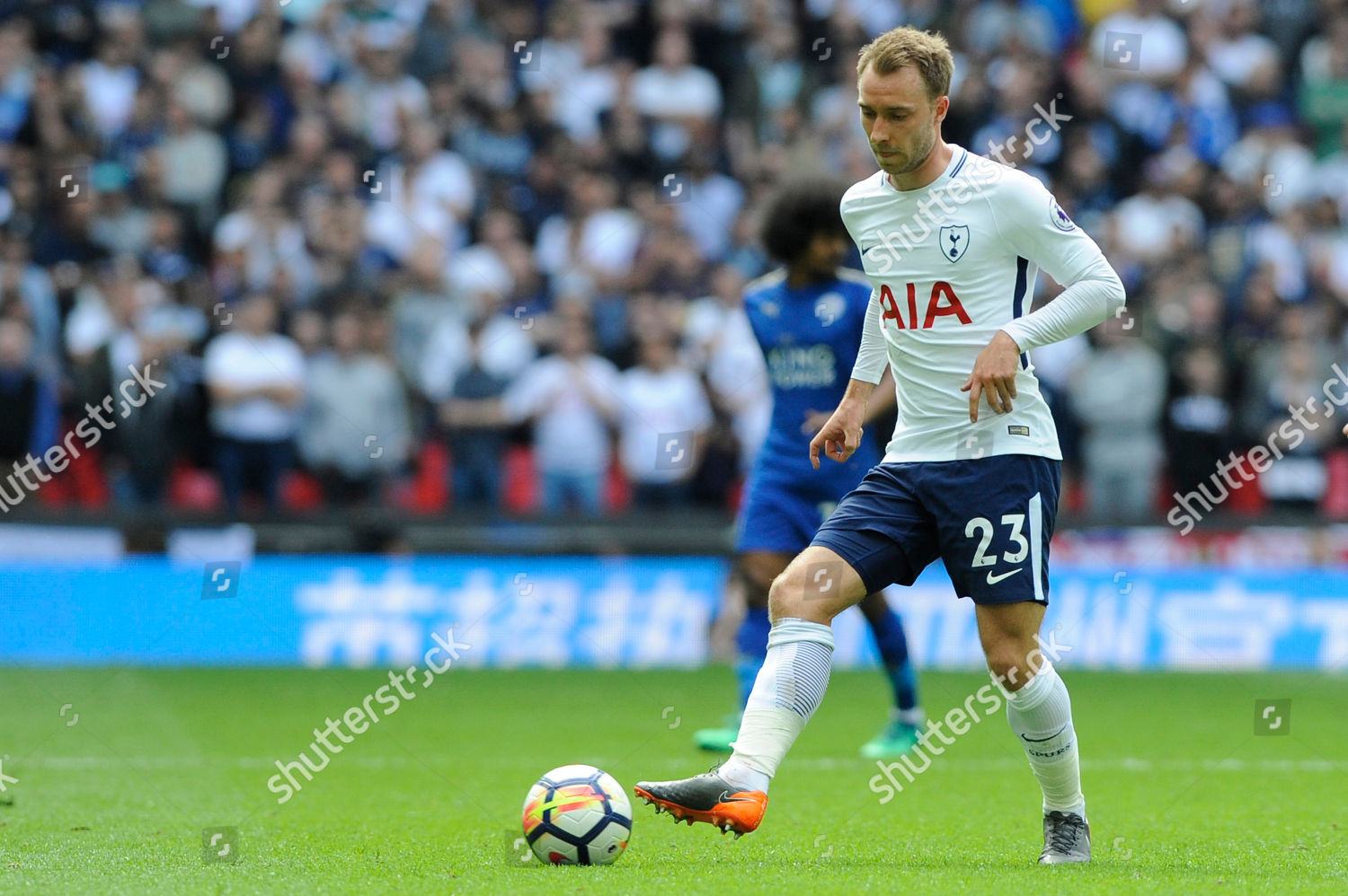 Christian Eriksen Tottenham Action During Premier Editorial Stock Photo ...