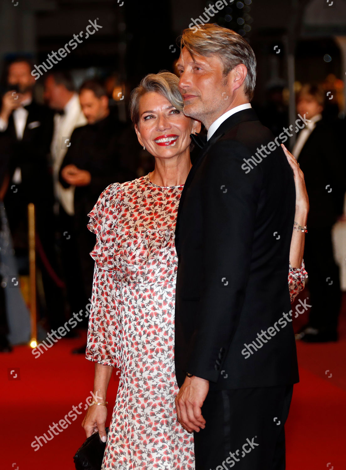 Danish Actor Mads Mikkelsen Hanne Jacobsen Editorial Stock Photo