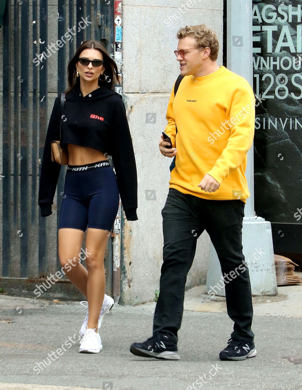 Emily Ratajkowski Sebastian Bearmcclard Redaktionelles Stockfoto Stockbild Shutterstock