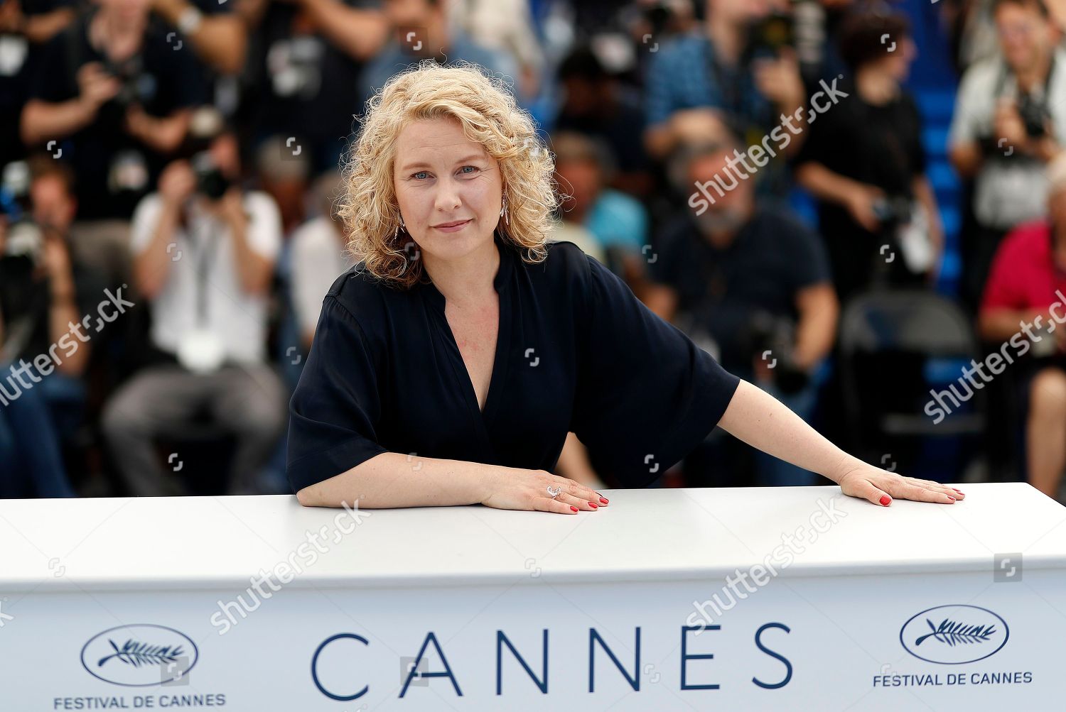Swedish Actress Eva Melander Poses During Editorial Stock Photo Stock