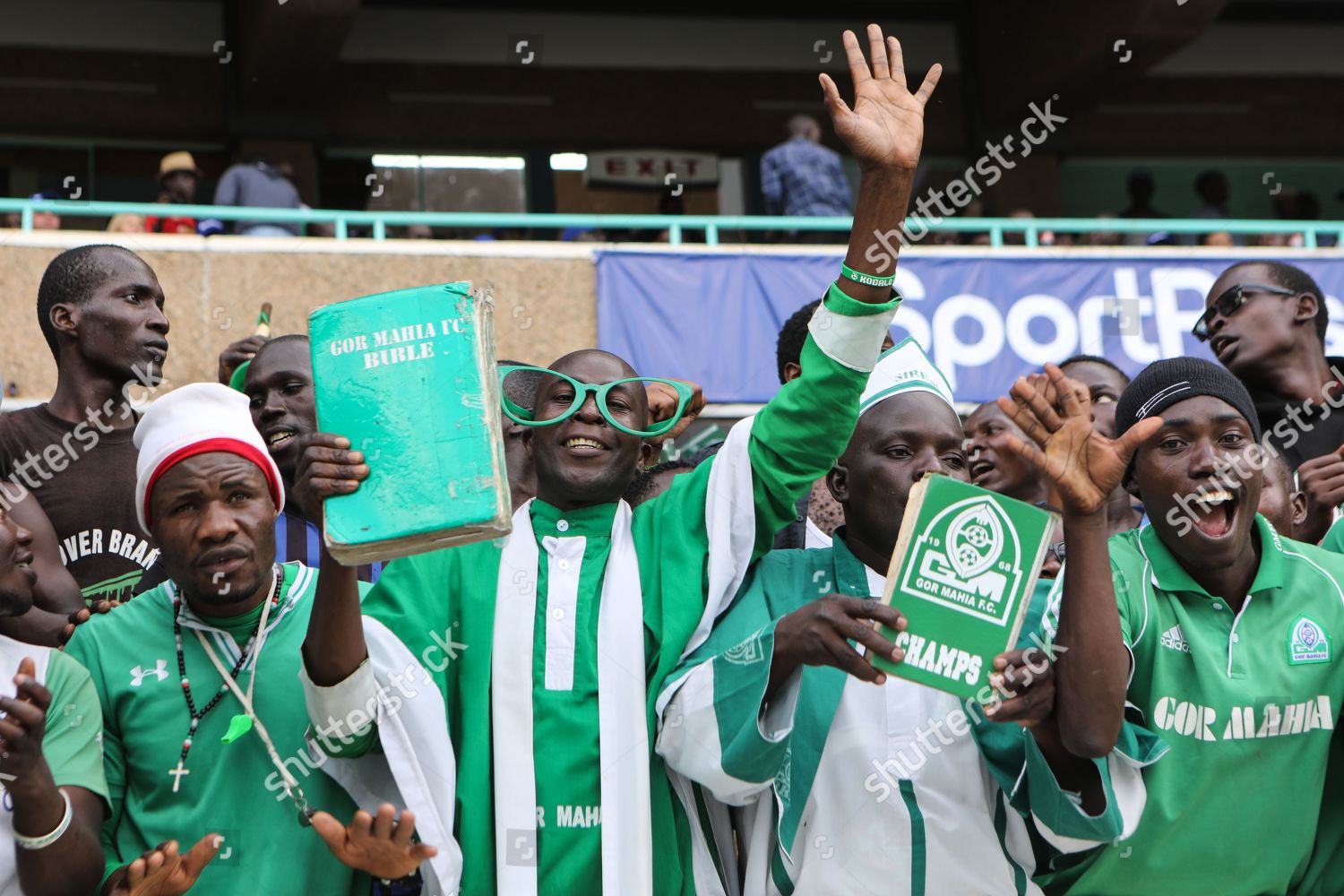 Fans Kenyan Club Gor Mahia Cheer Their Editorial Stock Photo Stock Image Shutterstock