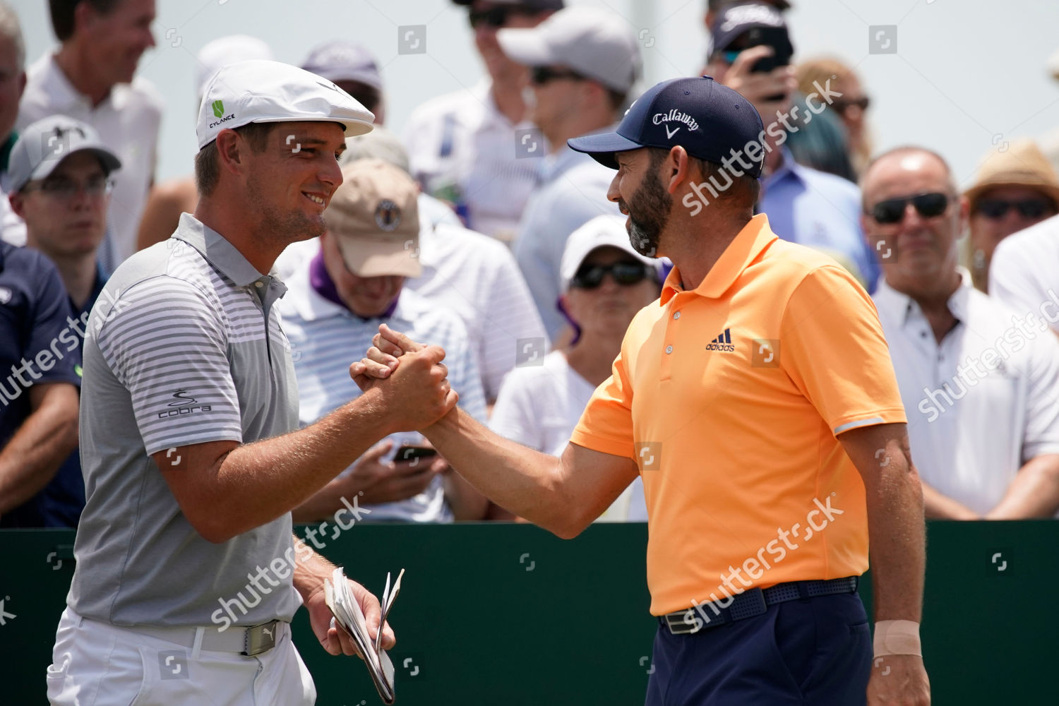 Sergio Garcia Bryson Dechambeau On First Editorial Stock Photo - Stock ...