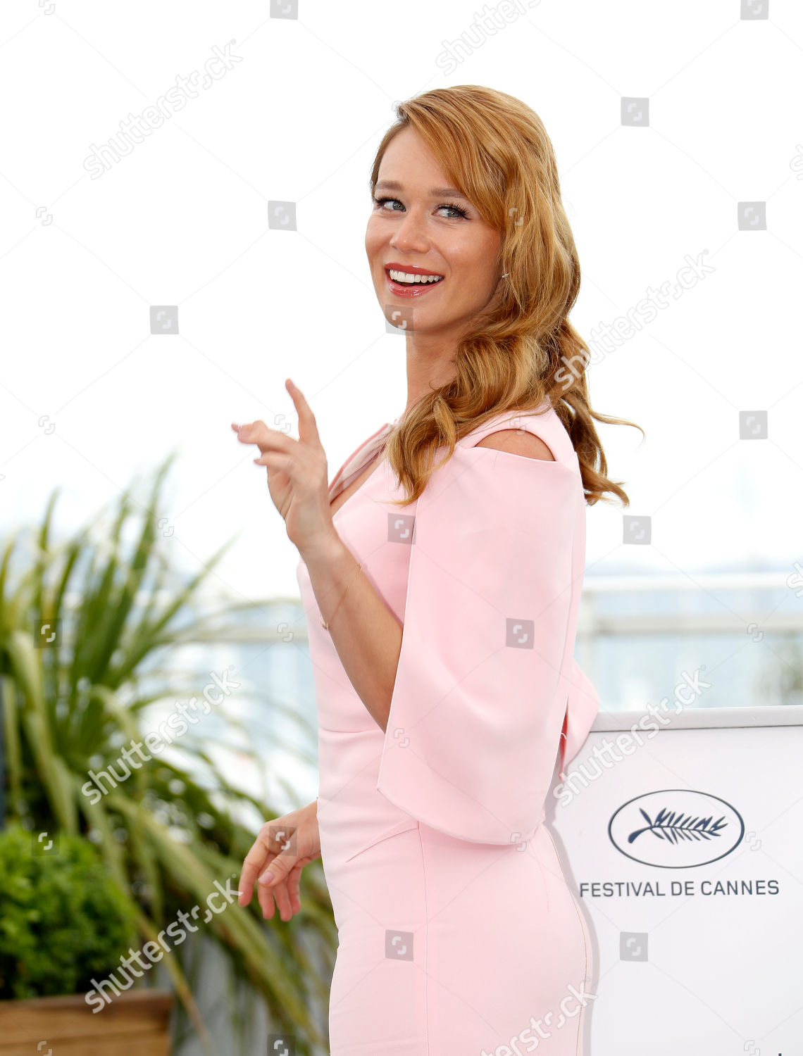 Brazilian Actress Mariana Ximenes Poses During Editorial Stock Photo 