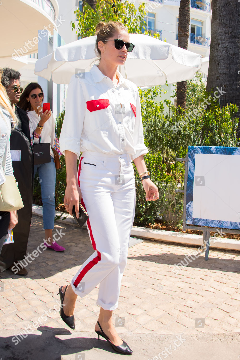 Doutzen Kroes Arrives Loreal Beach Editorial Stock Photo - Stock Image