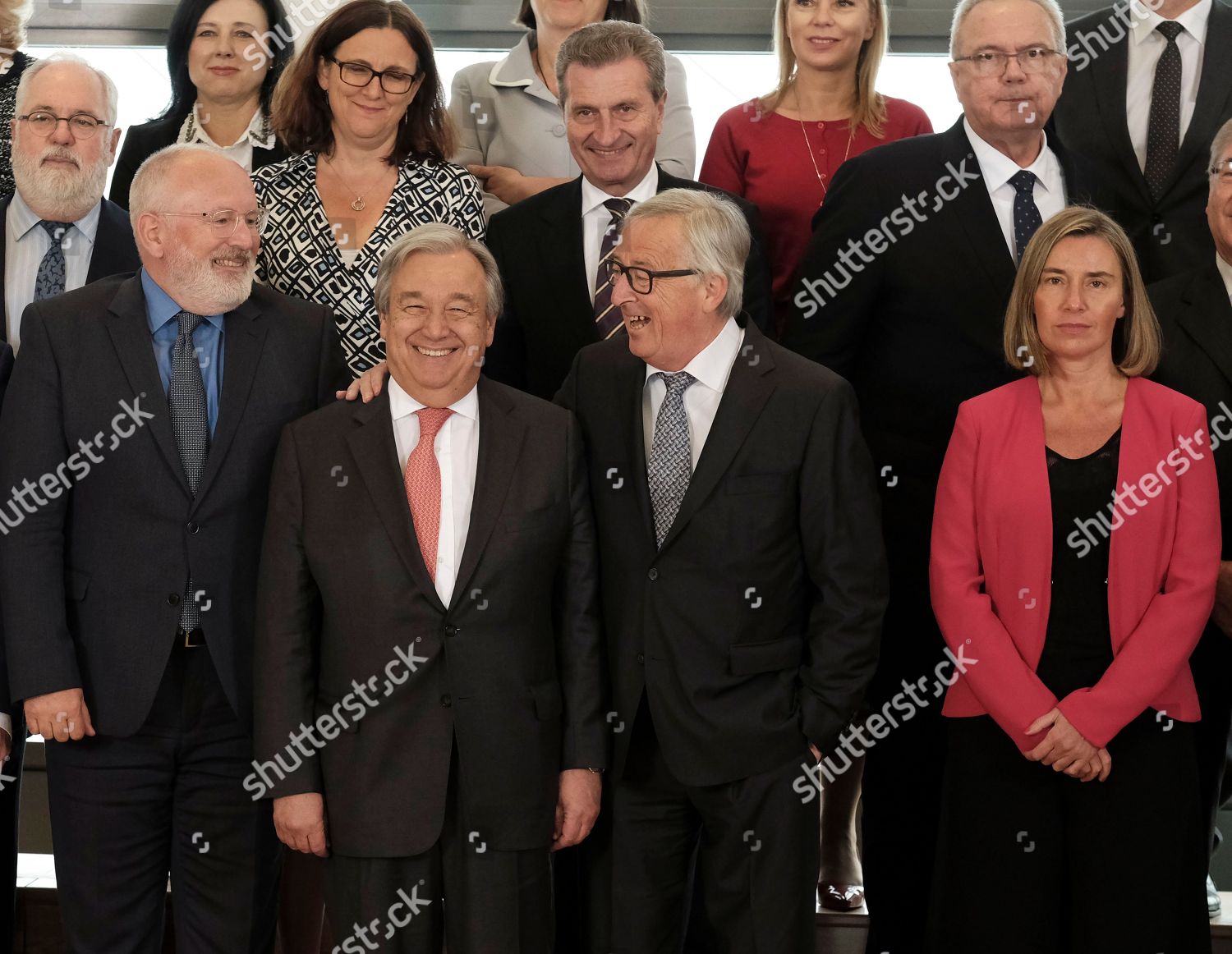 Antonio Guterres Jeanclaude Juncker Editorial Stock Photo Stock Image Shutterstock