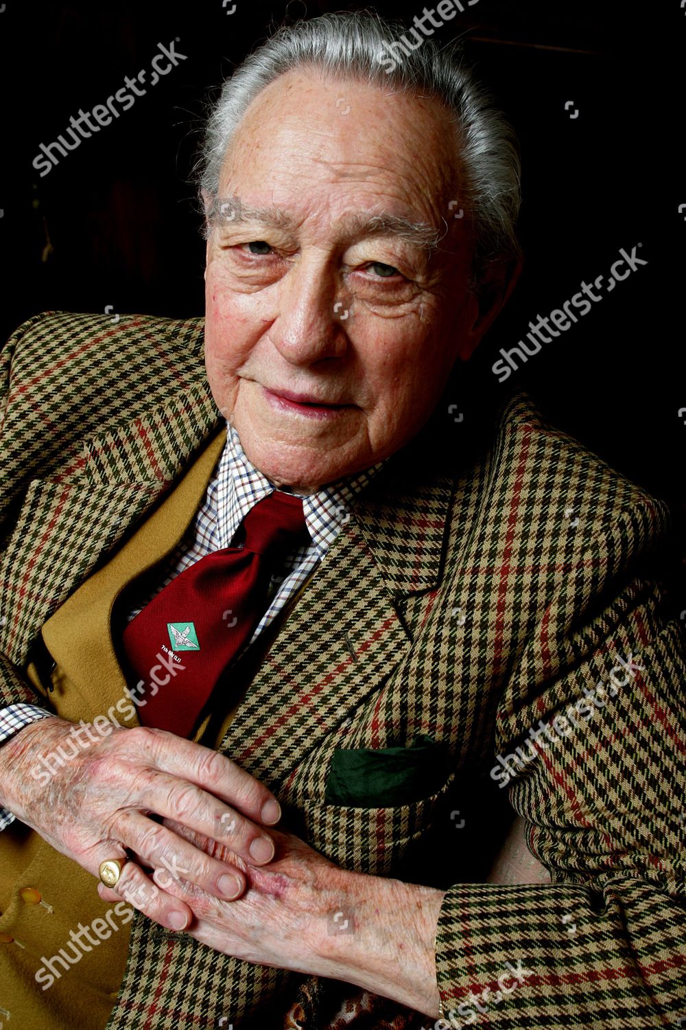 Actor Richard Todd Pictured His Home Editorial Stock Photo Stock