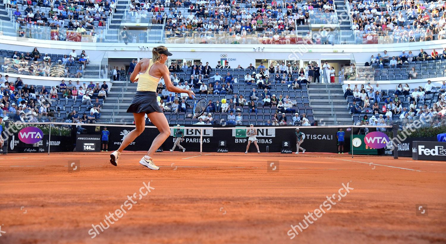 Russias Maria Sharapova L Action During Her Editorial Stock Photo Stock Image Shutterstock