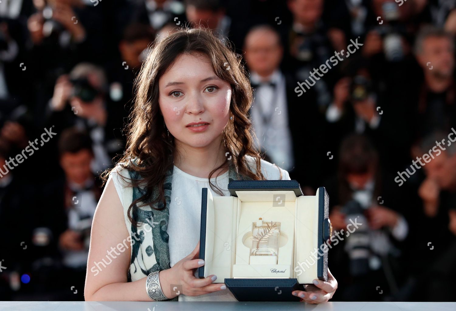 Samal Yeslyamova Poses During Award Winners Editorial Stock Photo