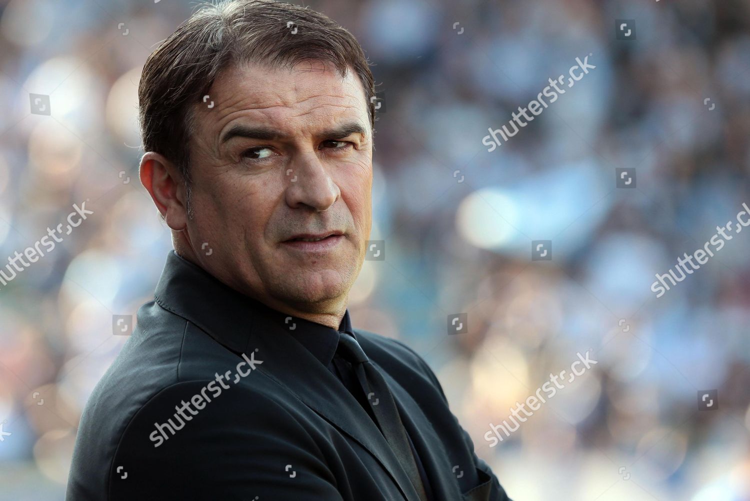 Spals Head Coach Leonardo Semplici During Editorial Stock Photo Stock