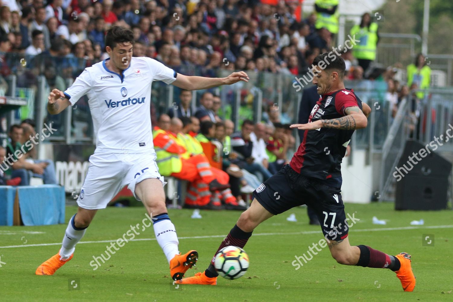 Alessandro Deiola of Cagliari in action during the Serie A match