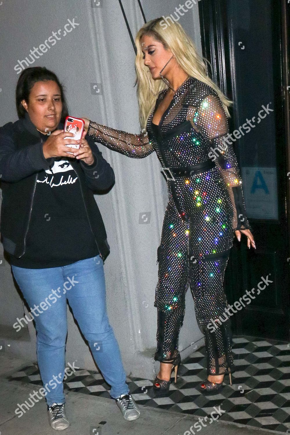 Bebe Rexha Craigs Restaurant Editorial Stock Photo - Stock Image