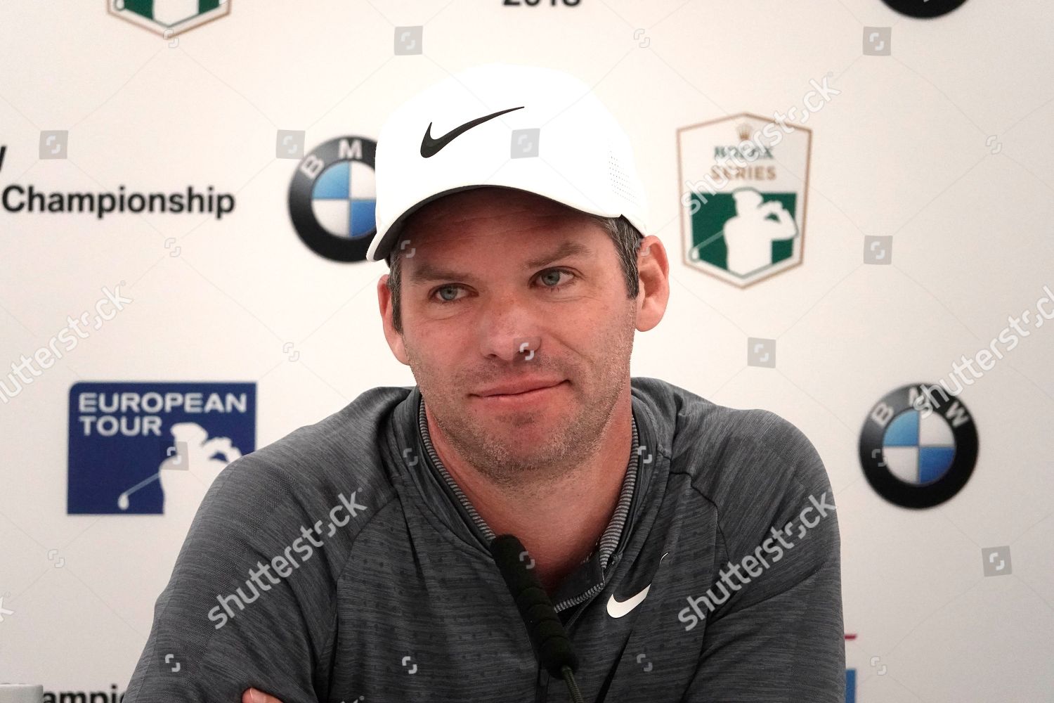 Paul Casey Top English Golfer Talks Editorial Stock Photo Stock Image