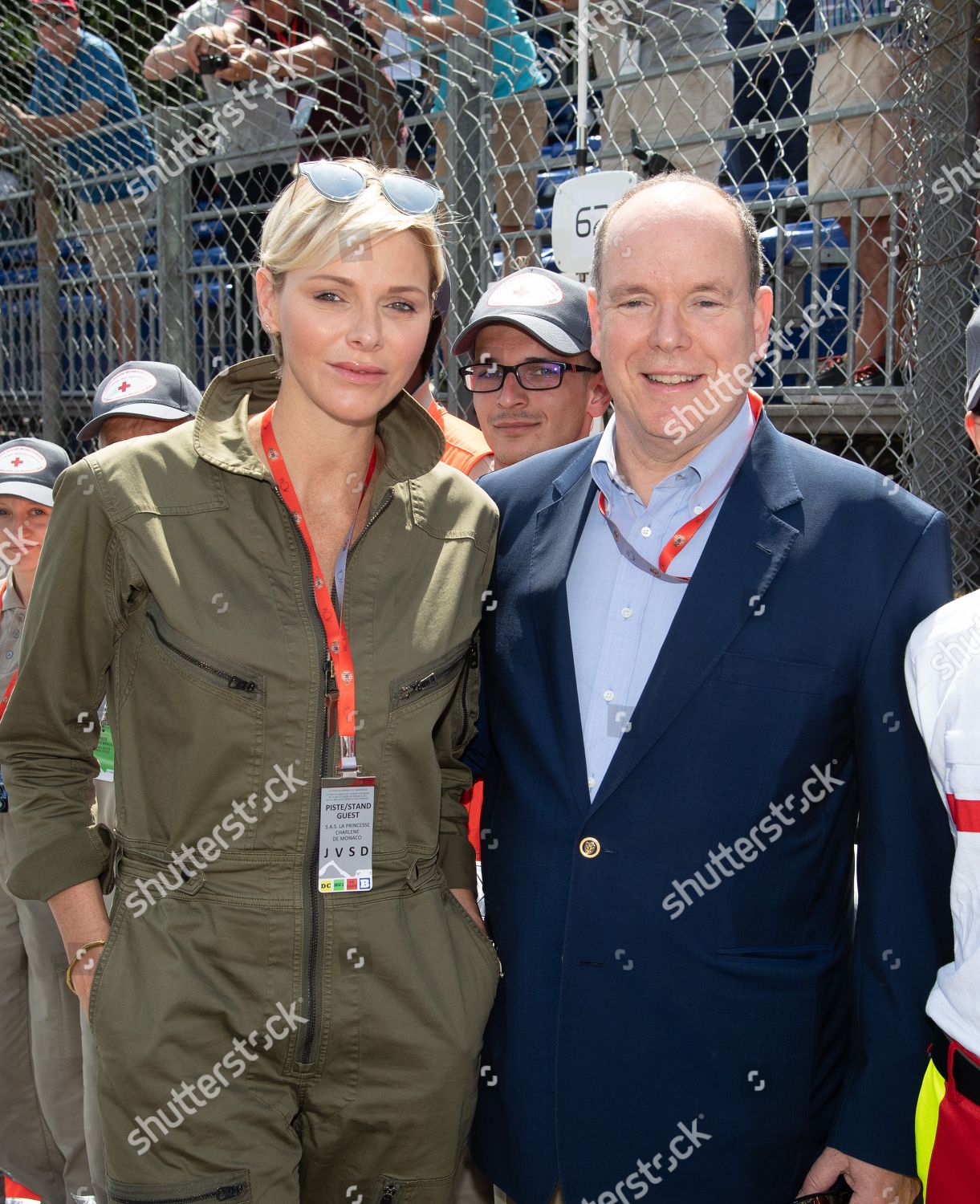 Princess Charlene Prince Albert Ii Paddocks Editorial Stock Photo ...