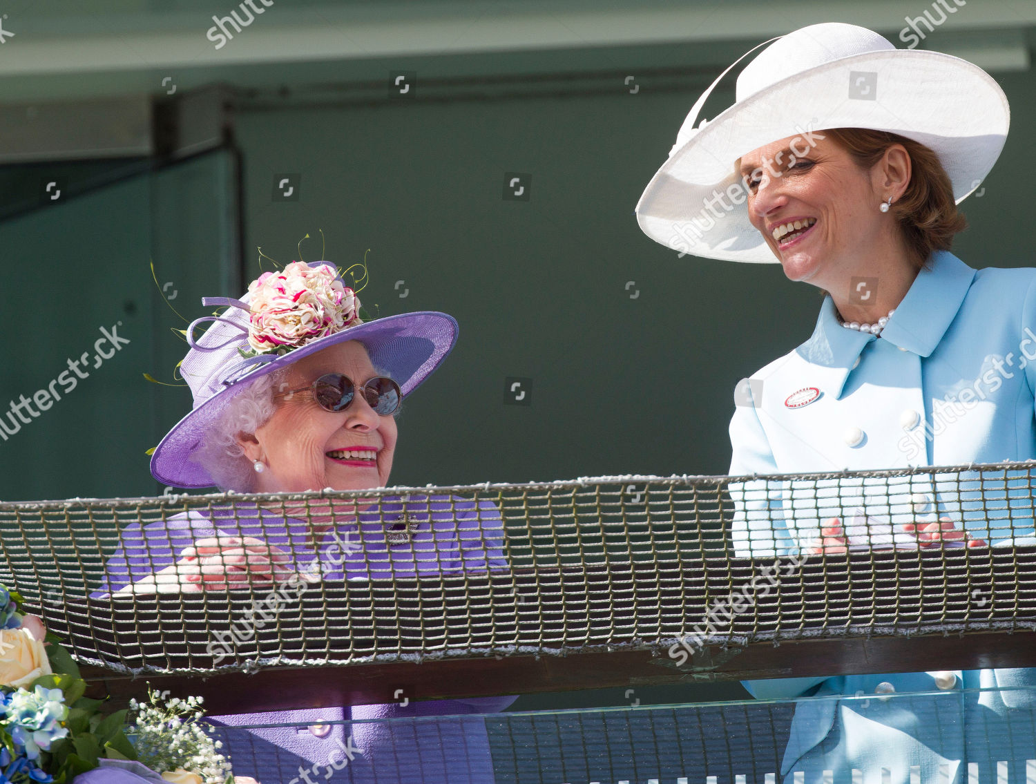 Queen Elizabeth Ii Lady Carolyn Warren Editorial Stock Photo Stock