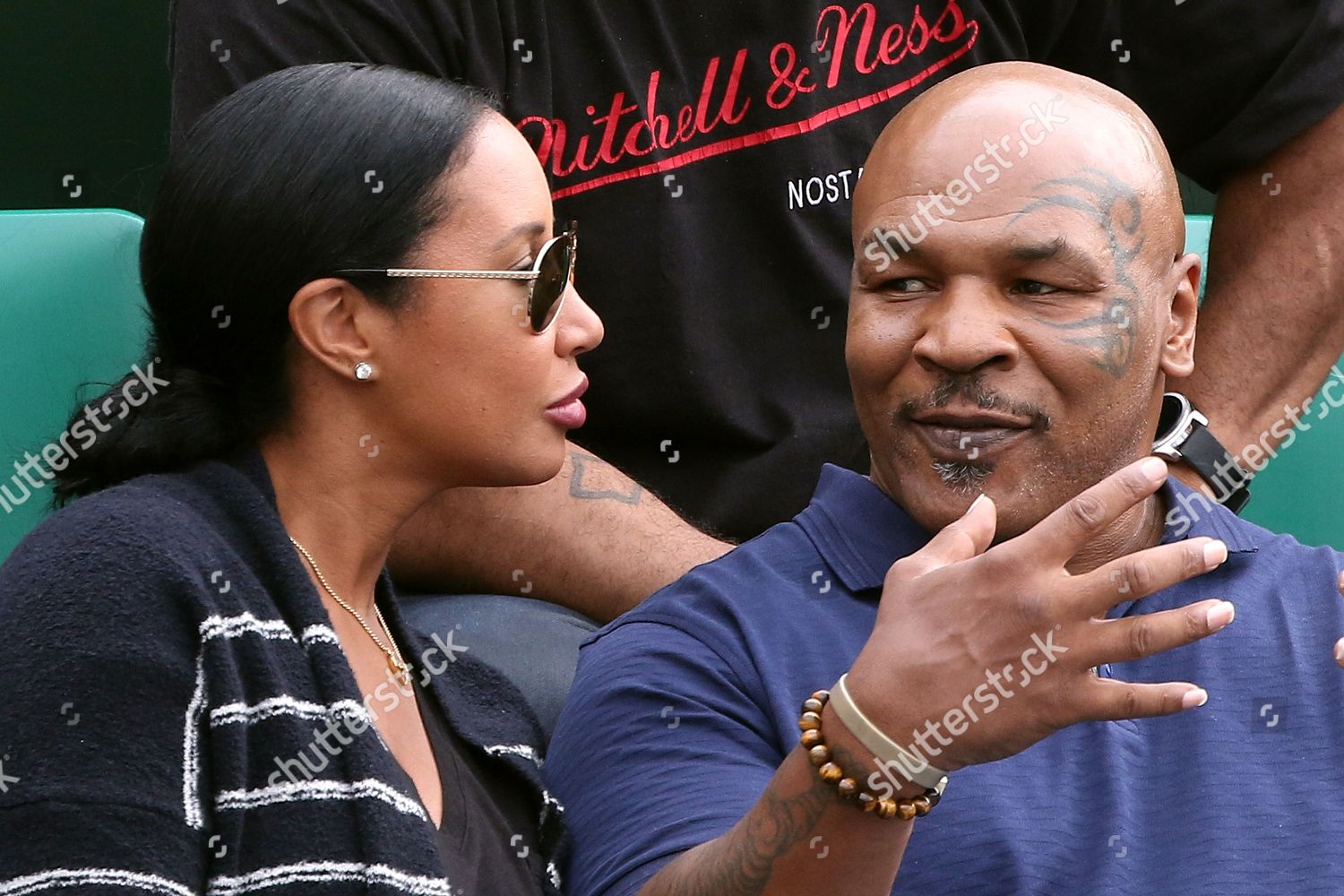 fotos de Mike Tyson His Wife Kiki Spicer Foto de stock de contenido