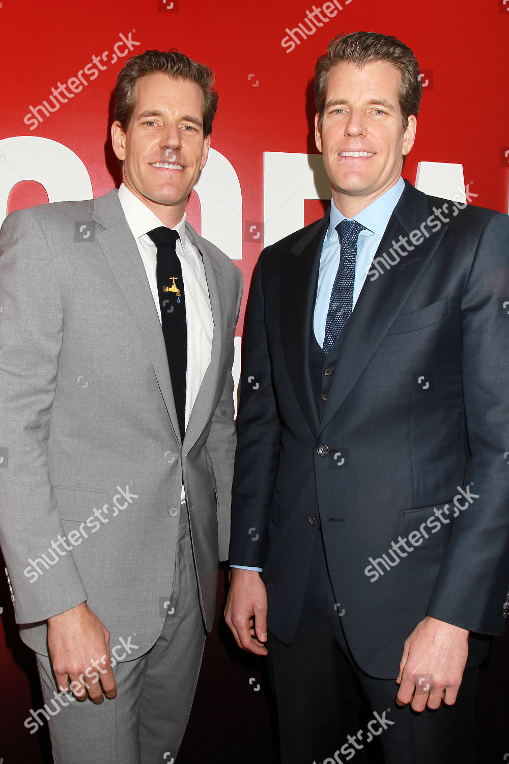 Cameron Winklevoss Tyler Winklevoss Editorial Stock Photo - Stock Image
