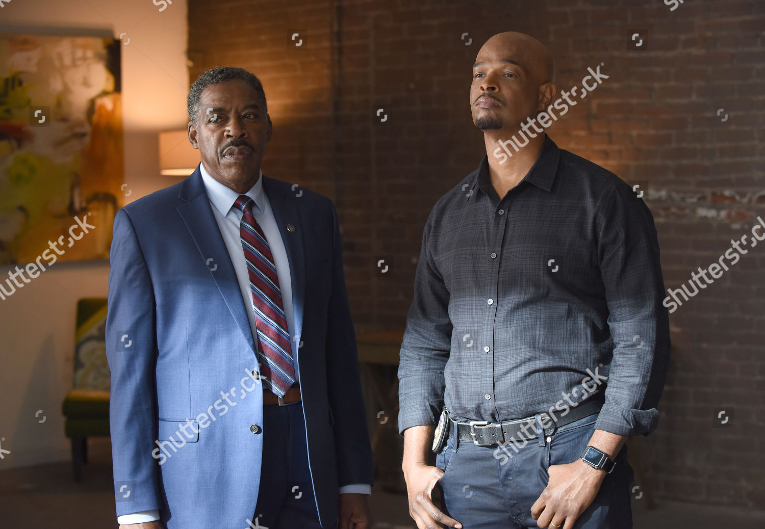 ERNIE HUDSON DAMON WAYANS Editorial Stock Photo - Stock Image