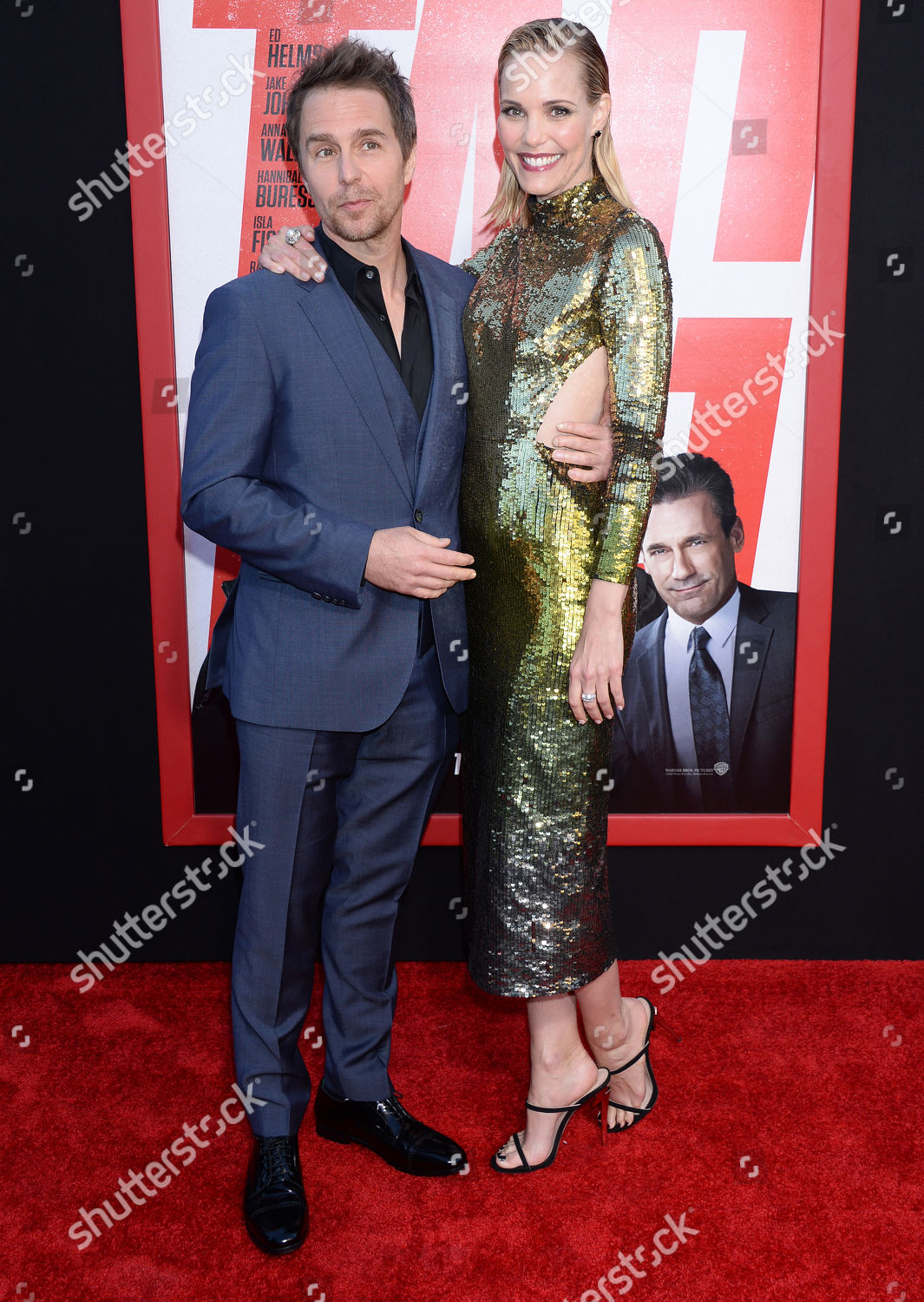 Leslie Bibb Husband Sam Rockwell Editorial Stock Photo - Stock Image ...