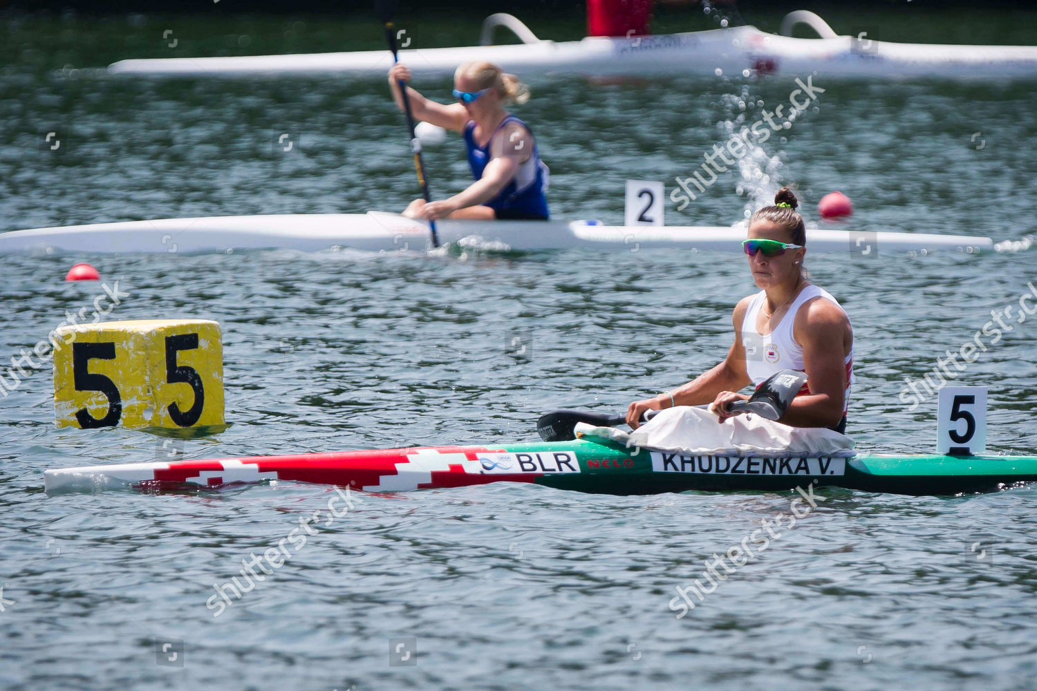 Volha Khudzenka Blr Competes Womens Kayak Editorial Stock Photo - Stock ...