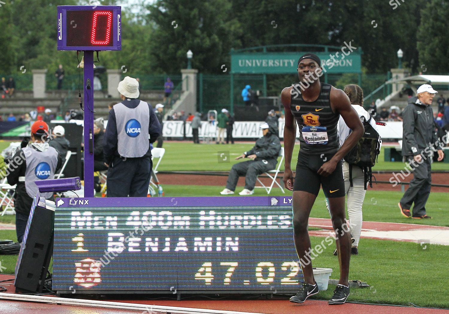 Rai Benjamin Usc Ties Edwin Moses Editorial Stock Photo Stock Image