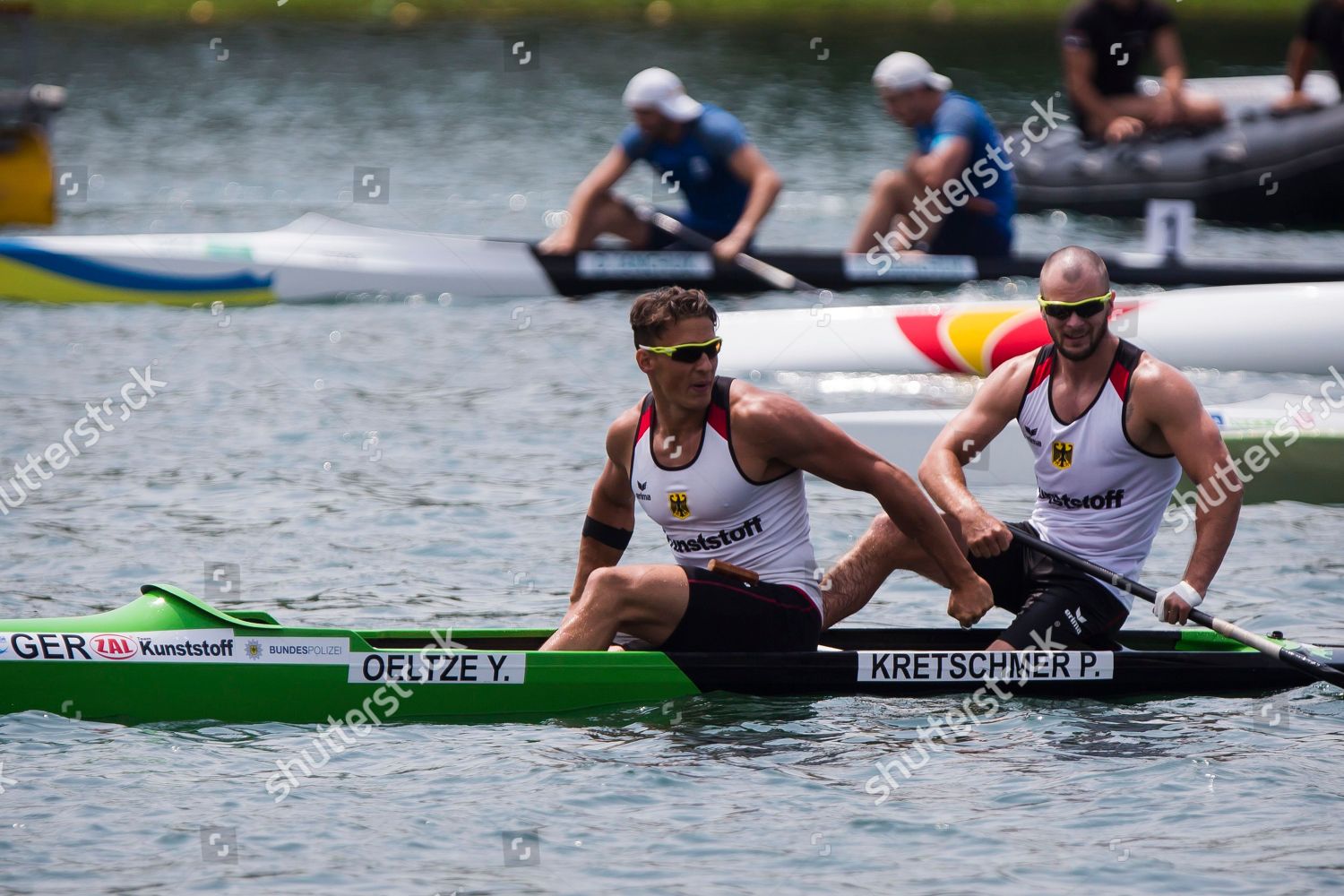 Yul Oeltze Peter Kretschmer Ger Celebrate Editorial Stock Photo Stock