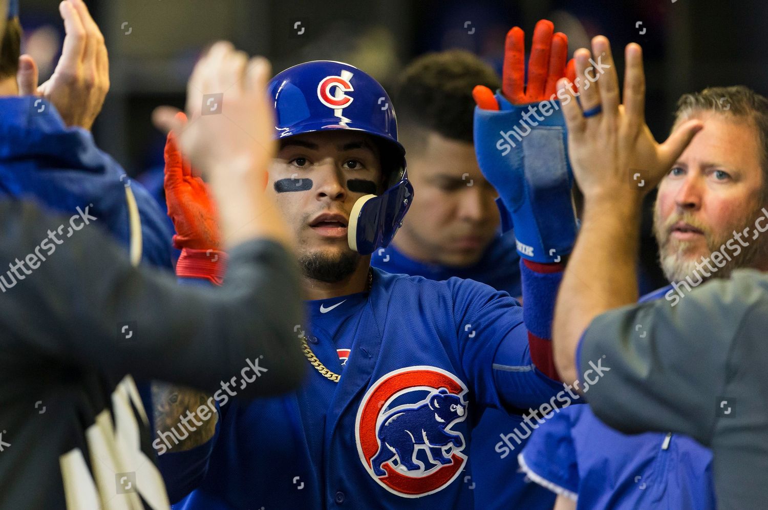 Chicago Cubs Second Baseman Javier Baez Editorial Stock Photo - Stock ...