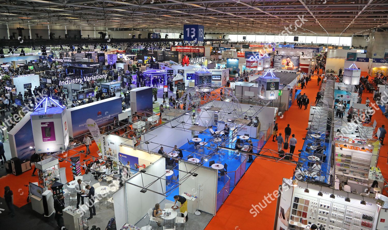 General View Hall 13 Cebit Computer Fair Editorial Stock Photo Stock Image Shutterstock