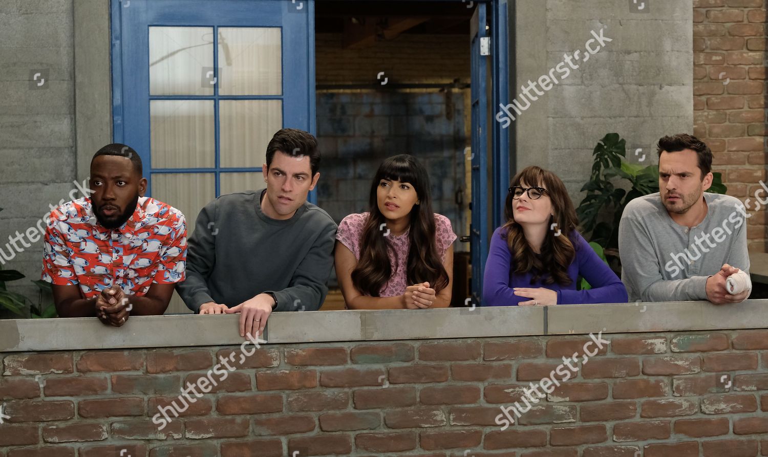 Lamorne Morris Max Greenfield Hannah Simone Editorial Stock Photo Stock Image Shutterstock